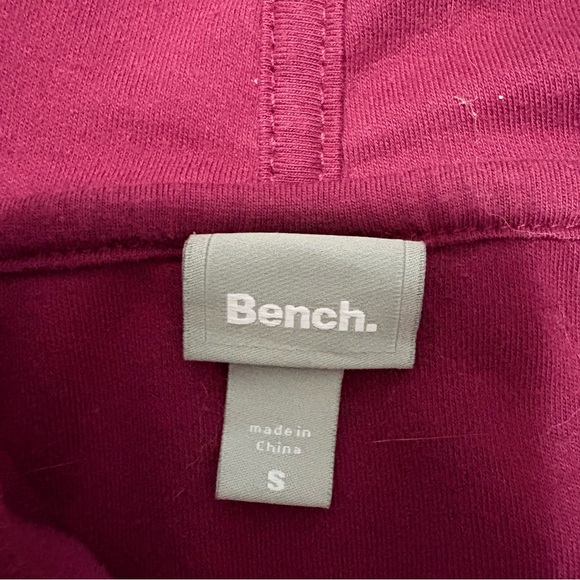 Bench Burgundy Casual Zip Up Hoodie - Picture 2 of 10